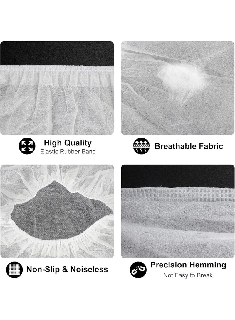 MAKINGTEC Disposable Shoe Covers, 100 Packs (50 Pairs) Boot Covers Non-Slip Shoe Covers for Indoor Shoe Protector Medical Boot Cover Rain Shoes Sneaker Bottom Protector Shoe Cover - Image 3